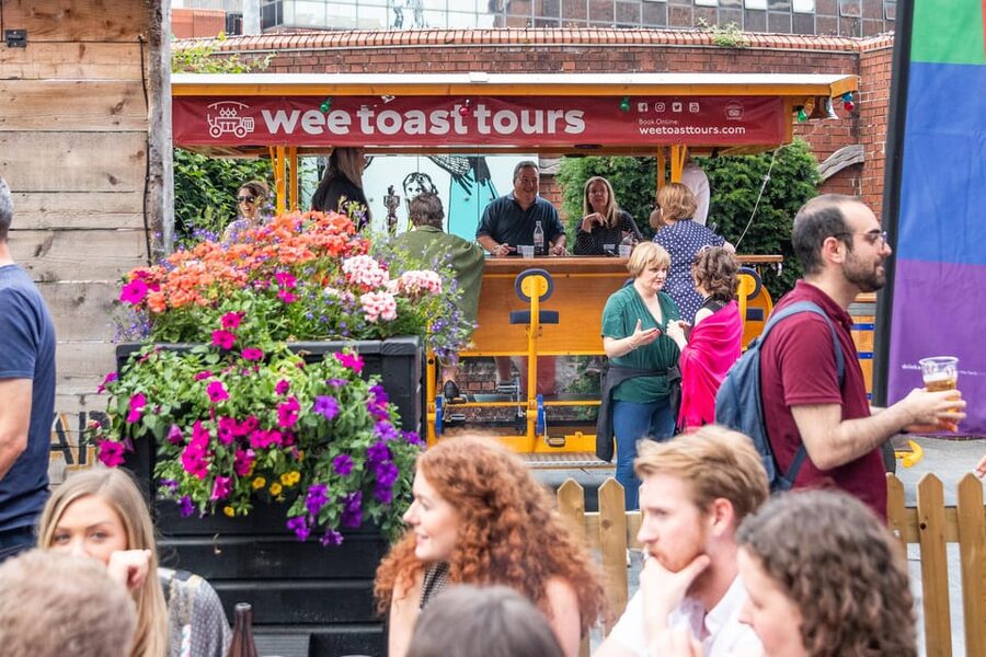 Belfast: City Centre Beer Bike Tour - What does the $30 price represent?