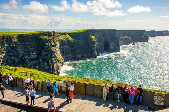 Cliffs of Moher, Aran Island & Burren tour from Galway. Guided. - One hour above the cliffs