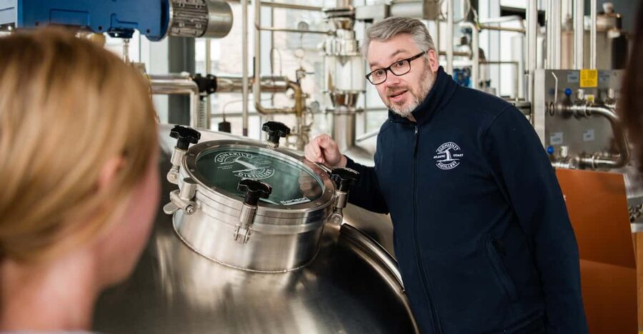 Clonakilty Distillery: Tour & Classic Whiskey Tasting - The cask room and the taste of wood
