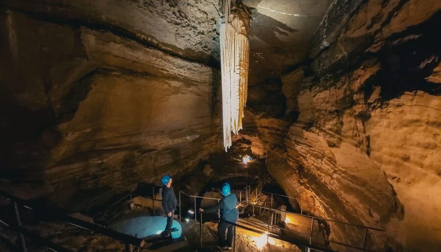 Doolin Cave Tour: Experience Europe's Largest Stalactite - The 70-foot descent into the cave