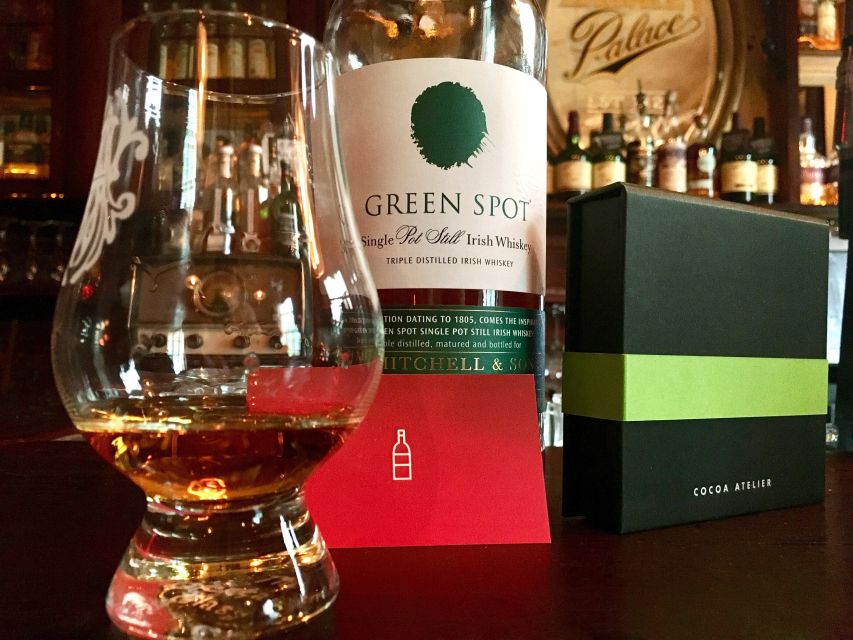Dublin: 2-Hour Premium Whiskey and Food Tasting Tour - Five whiskeys with cheese, soda bread, and chocolate