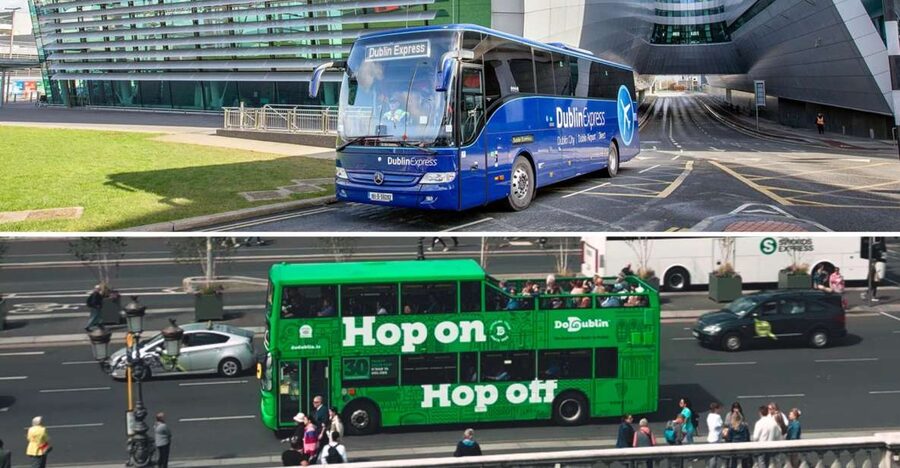 Dublin: Airport Transfer and Hop-On Hop-Off Bus Ticket - Route 784 for Trinity College and the south side