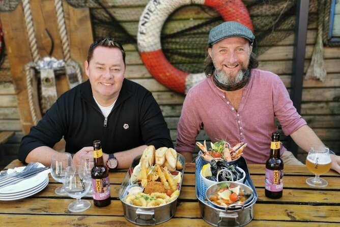 Dublin Coastal Craft Beer and Seafood Trail - Walking the harbor with the fishing boats