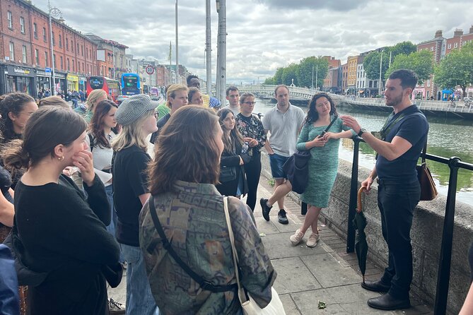 Dublin Highlights and Hidden Gems Guided Walking Tour - The Ha’penny Bridge makes Dublin’s riverfront memorable