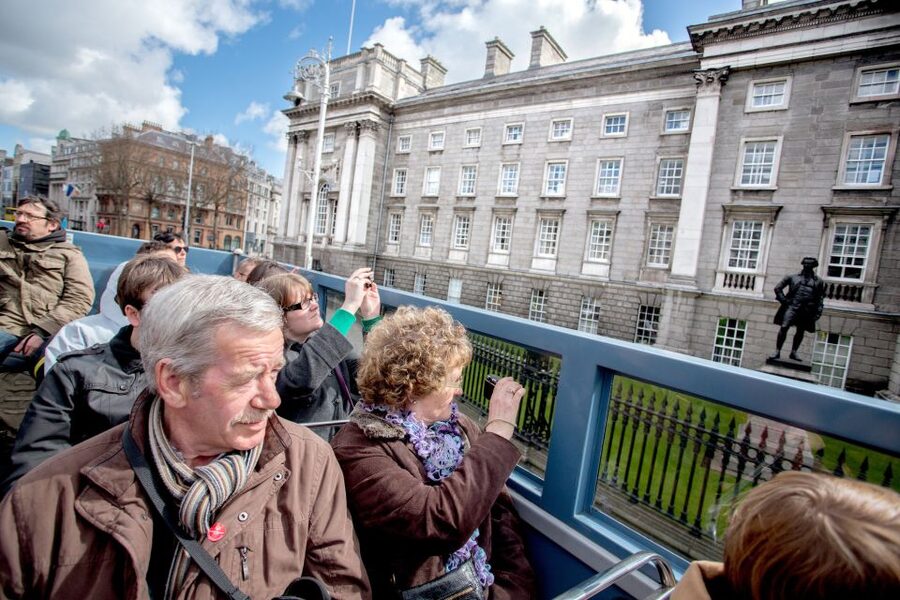 Dublin: Hop-on Hop-off Bus Tour - Trinity College, museums, and Stephen’s Green