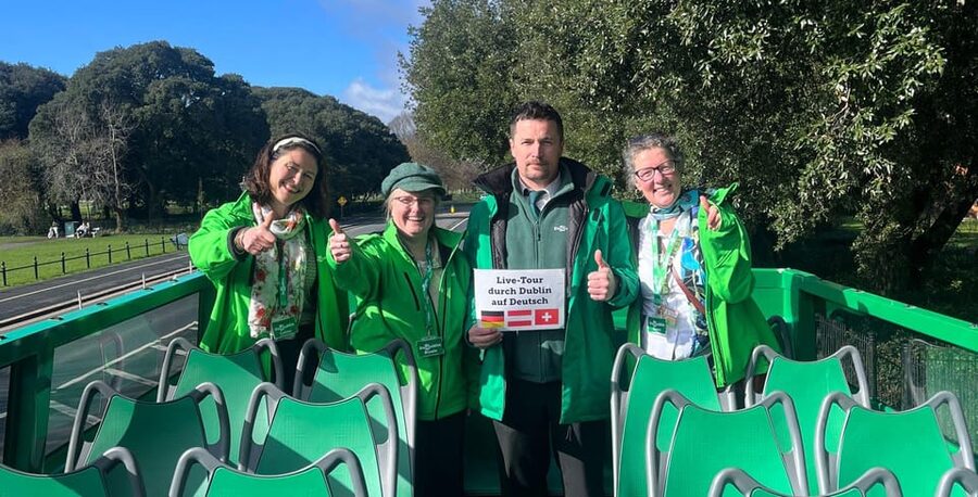 Dublin: Hop-on Hop-off Tour with Live German Commentary - Key points at a glance