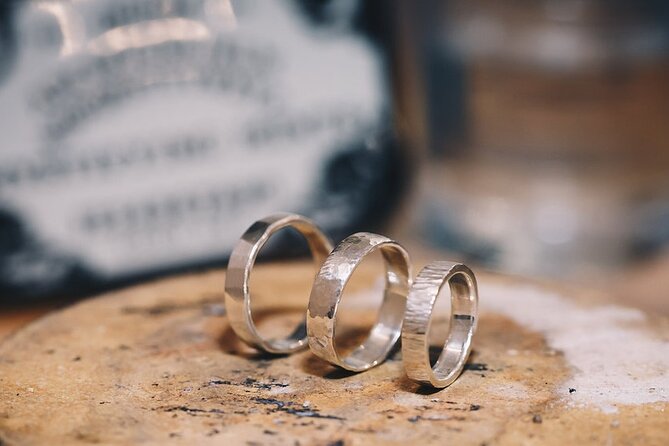 Dublin Jewellery Forge a Hammered Silver Ring: Drury Street - Choosing between a rustic and polished finish