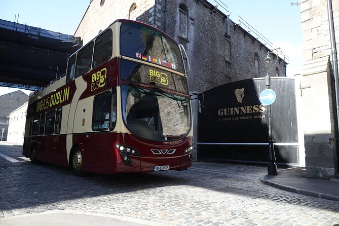 Dublin Shore Excursion, Live Guided Open-top, Hop-on Hop-off Sightseeing Tour - A smart first look at Dublin from the top deck
