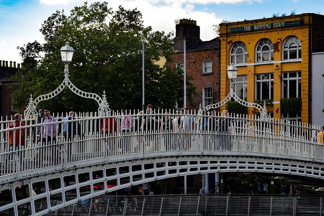 Dublin Walking Tour: Explore Top Sights & Hidden Gems - Reading Temple Bar beyond the pub signs