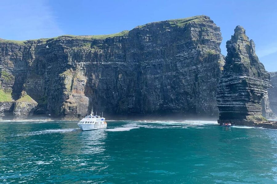 From Doolin: Cliffs of Moher Boat Tour - What the boat ride feels like on board