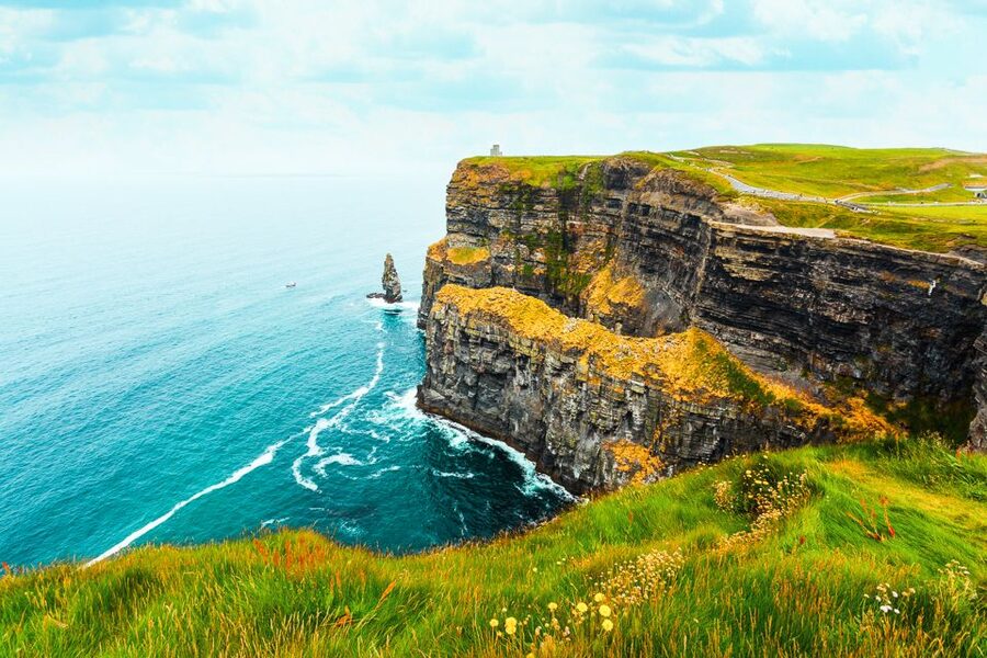 From Dublin: Cliffs of Moher, Burren & Galway City Day Tour - Kinvara, Dunguaire Castle, and Galway Bay