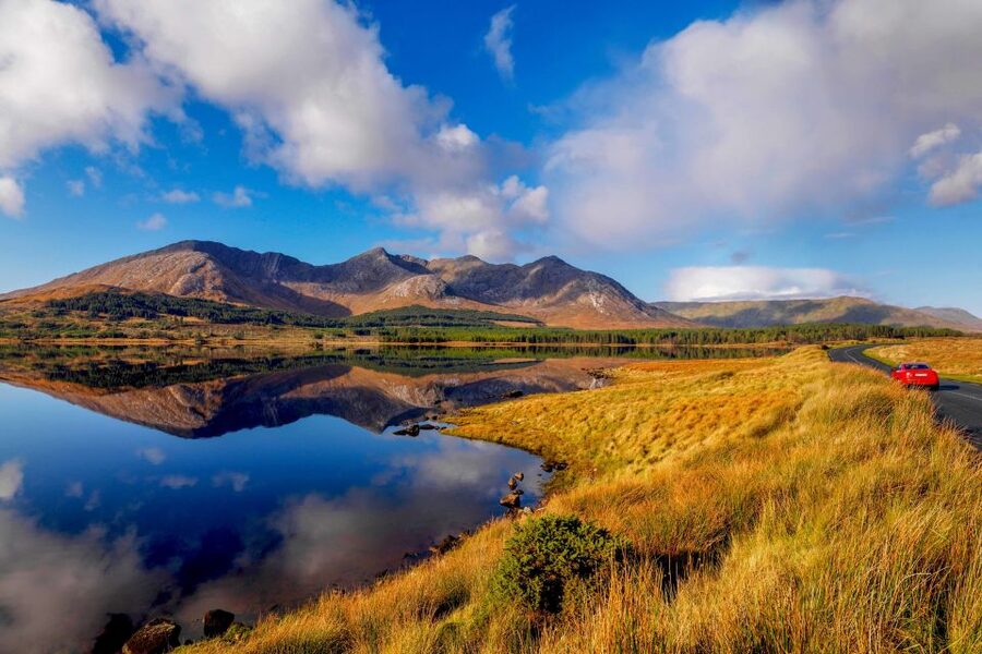 From Dublin: Connemara and Galway Full-Day Tour - Cong village in the winter itinerary