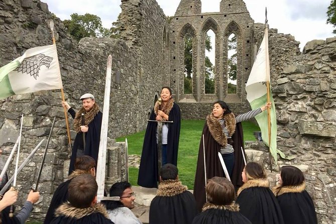 From Dublin: Game of Thrones Winterfell Locations Trek - Inch Abbey and the King in the North