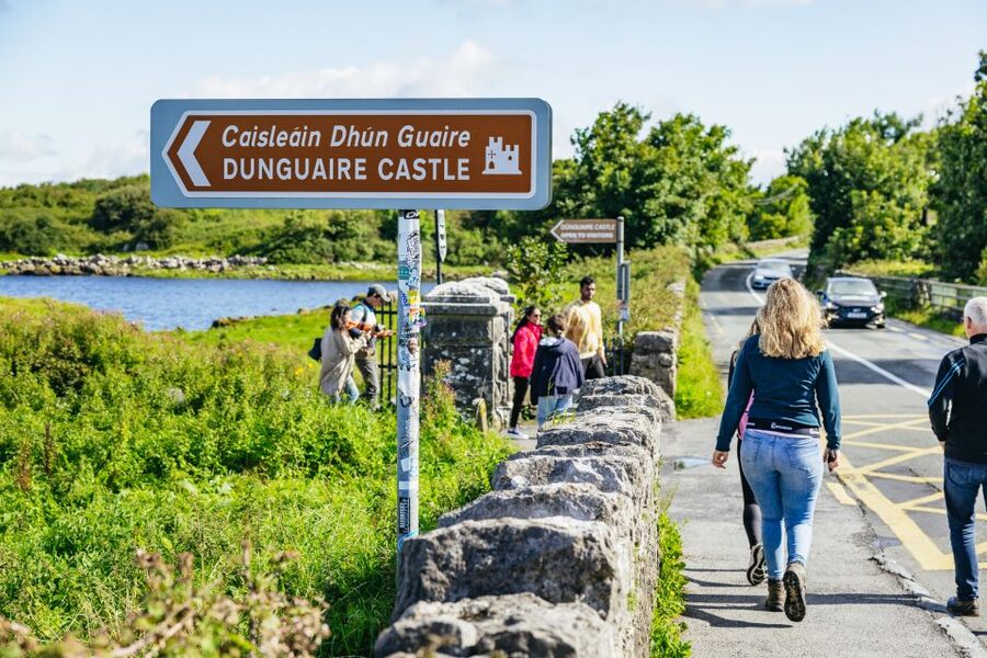 From Galway: Full-Day Cliffs of Moher & Burren Guided Tour - Dunguaire Castle and the road beyond Kinvara