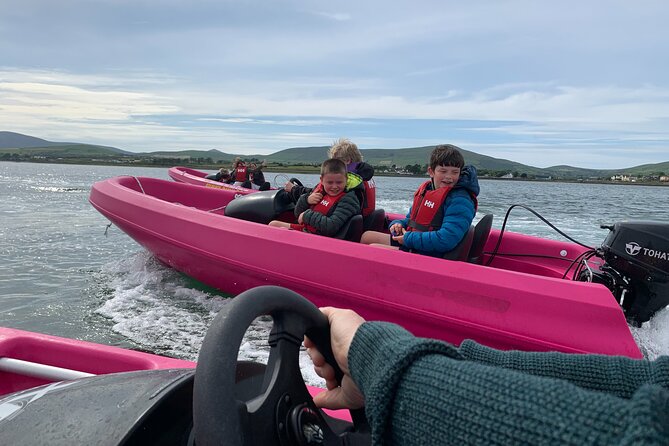 Funky Pink Self Drive Boats - Taking control of your own pink powerboat