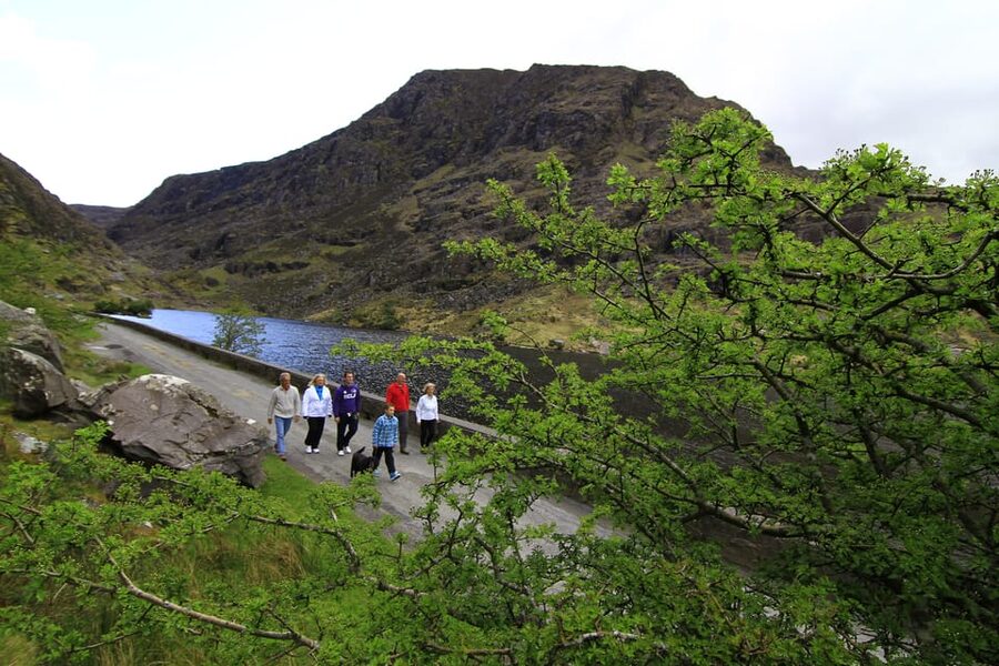 Gap of Dunloe & Lakes of Killlarney Boat Tour - Boarding the boat on the Gearhameen River