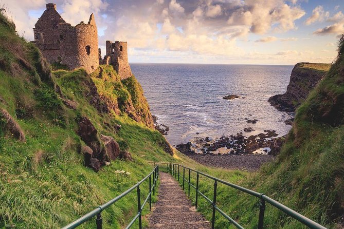 Giant's Causeway Day Tour from Dublin - Dunluce Castle on the cliff edge
