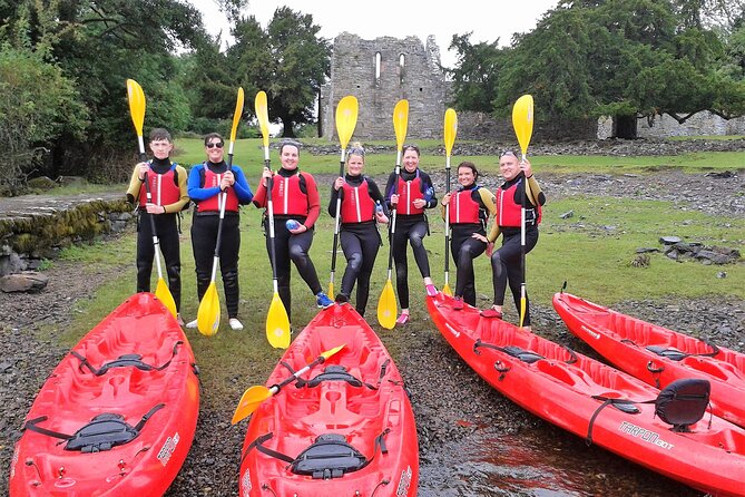 Kayak to Innisfallen island. Killarney. Guided. 2½ hours. - Getting fitted for the water