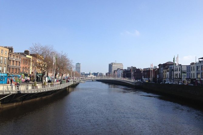 Private Driver Guided Tour of Dublin - Halfpenny Bridge and the Georgian heart of Dublin