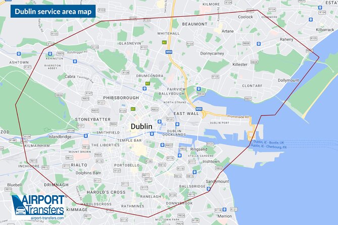 Private Dublin Arrival Transfer - Airport to Hotel / Accommodation - Who gets the best value from $65.74