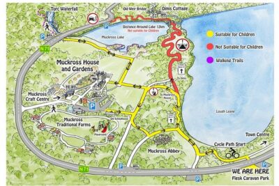 Self-Guided Bike Tour of Killarney National Park, Muckross Gardens & Waterfall